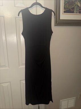 PRETTYGARDEN black bodycon midi dress